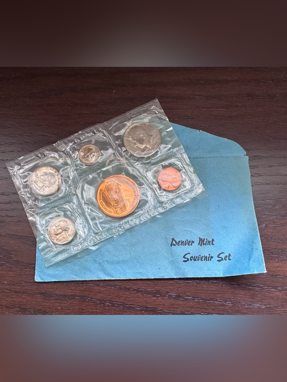 1978-D Denver Mint Souvenir Coin Set Original Sealed Cellophane w/ Mint Medal